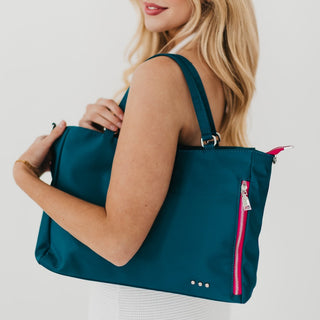 Nina Nylon Organizer Tote Bag-Tote Bag-Pretty Simple