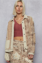 Load image into Gallery viewer, POL Contrast Color Block Quilted Jacket
