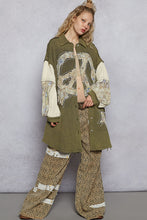 Load image into Gallery viewer, POL Balloon Sleeve Double Gauze Peace Star Patch Shirt Top

