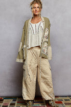 Load image into Gallery viewer, POL Solid Pattern Patch Detail Thermal Knit Cardigan Top
