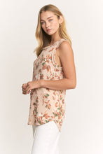 Load image into Gallery viewer, Heimish Sleeveless Ribbed Tank - Taupe Floral
