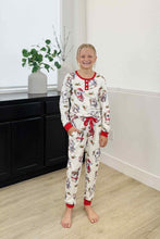 Load image into Gallery viewer, Shirley &amp; Stone Christmas Penguin Pajama – Cozy, Cute, and Camera-Ready
