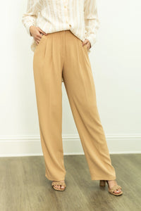 Grace + Emma Pleat-Front Trousers