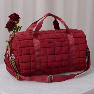 QP774 Quilted Puffer Weekender/Duffel Bag
