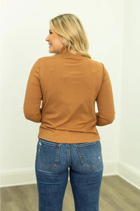 Grace + Emma Ribbed Long-Sleeve Top