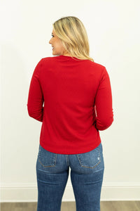 Grace + Emma Ribbed Long-Sleeve Top