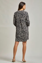 Load image into Gallery viewer, Dear Scarlett - Scarlett Dress Black/Ivory Floral
