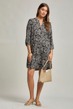 Load image into Gallery viewer, Dear Scarlett - Scarlett Dress Black/Ivory Floral
