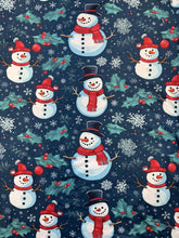 Load image into Gallery viewer, Shirley &amp; Stone Christmas Snowman Pajama – Cozy, Cute, and Camera-Ready
