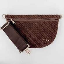 Load image into Gallery viewer, Suede Westlyn Woven Bum Bag-Bum Bag-Pretty Simple
