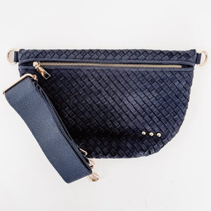 Suede Westlyn Woven Bum Bag-Bum Bag-Pretty Simple