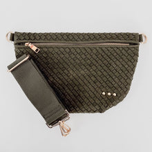 Load image into Gallery viewer, Suede Westlyn Woven Bum Bag-Bum Bag-Pretty Simple
