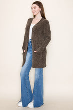 Load image into Gallery viewer, White Birch - Brown Open Front Cardigan
