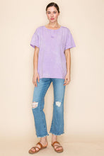 Load image into Gallery viewer, White Birch - Lavender Mineral Wash Relaxed Tee
