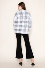 Load image into Gallery viewer, White Birch - Plaid Mock Neck Sweater
