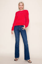 Load image into Gallery viewer, White Birch Chenille Knit Sweater – Cozy Women’s Pullover
