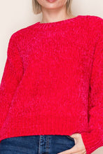 Load image into Gallery viewer, White Birch Chenille Knit Sweater – Cozy Women’s Pullover
