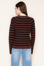 Load image into Gallery viewer, White Birch - Striped Button-Up Cardigan
