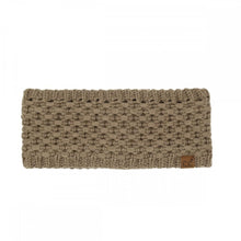 Load image into Gallery viewer, CC Cross Cell Stitch Knit Headwrap – Cozy Winter Ear Warmer
