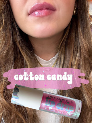 TMLL Lip Drip Luxury Gloss-250 - TMLL Beauty Co - Makeup-TMLL Beauty Co-Cotton Candy-[option4]-[option5]-[option6]-Leather & Lace Boutique Shop