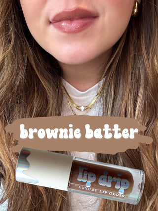 TMLL Lip Drip Luxury Gloss-250 - TMLL Beauty Co - Makeup-TMLL Beauty Co-Brownie Batter-[option4]-[option5]-[option6]-Leather & Lace Boutique Shop
