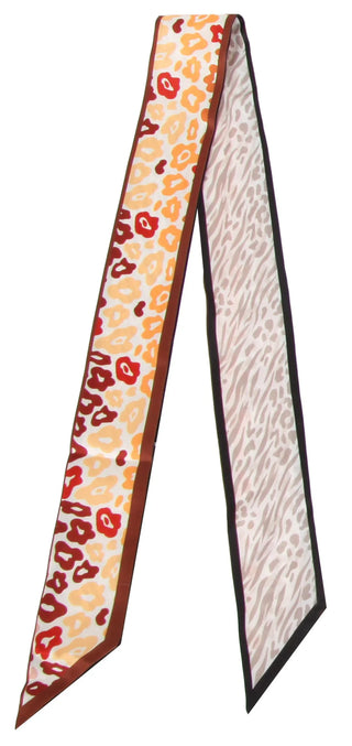 Animal Mix Skinny Scarf