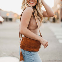 Load image into Gallery viewer, Woven Willow Camera Crossbody Bag-Crossbody bag-Wholesale
