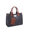 Cameran 3-in-1 Boxy Satchel & Crossbody Charcoal Grey