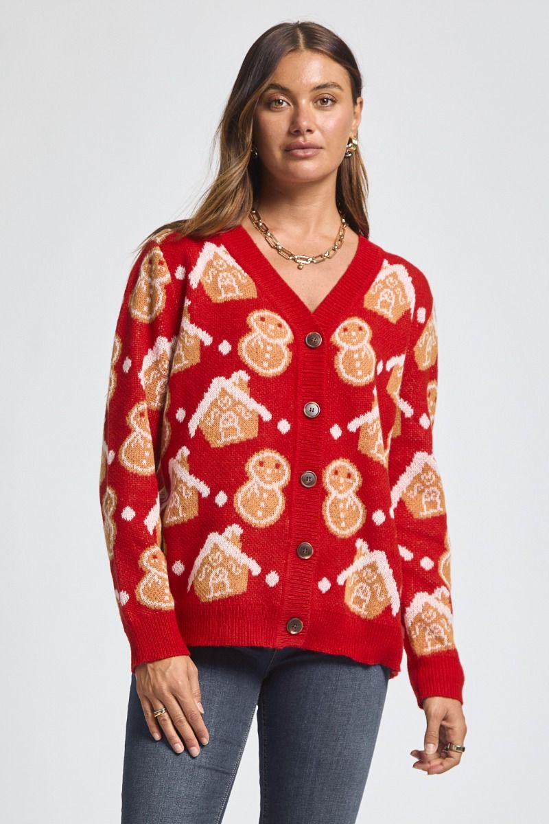 Dear Scarlett Christmas Sweater- Gingerbread